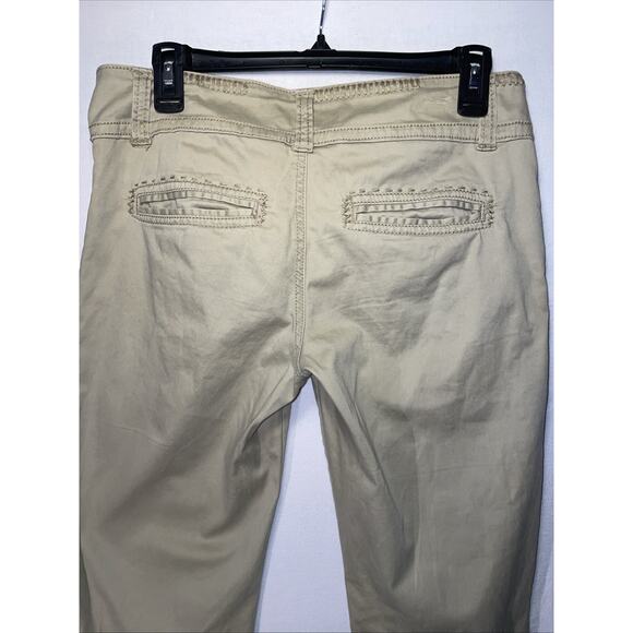 BKE Buckle Casuals Mollie Khaki Tan Pants Size 27 - Picture 7 of 10